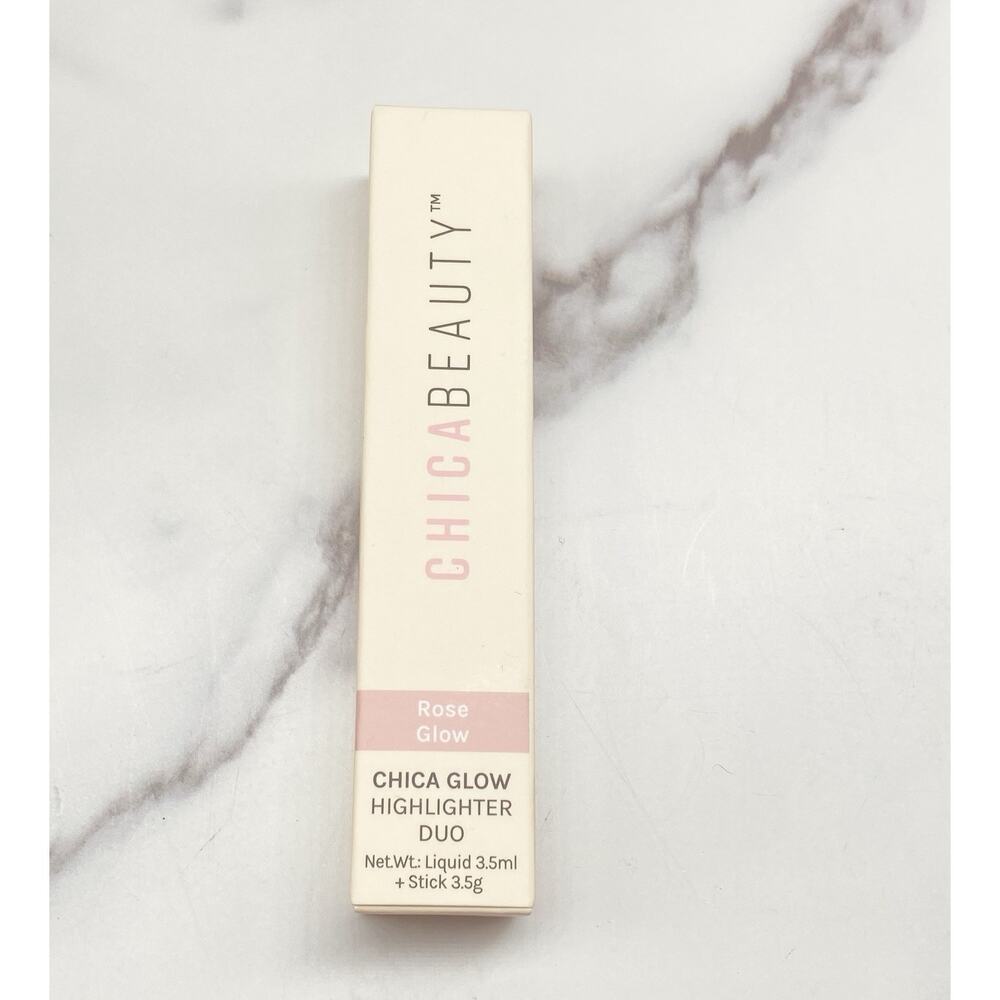 Chica Beauty Chica Glow Highlighter Duo Rose Glow 3.5ml NIB